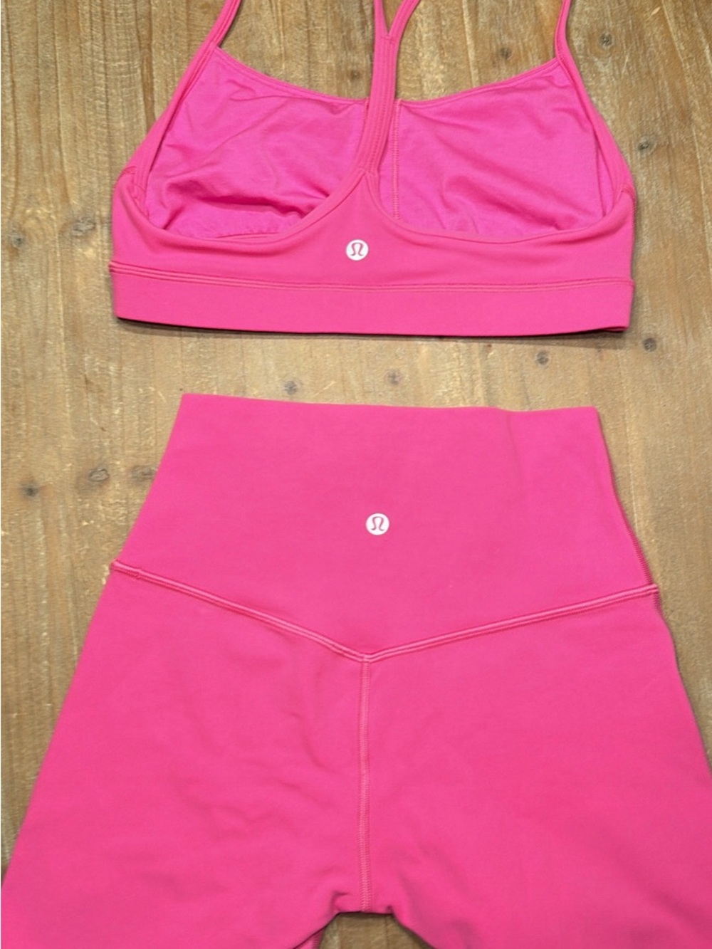 lululemon athletica Pink Athletic Shorts Set - Picture 1 of 4